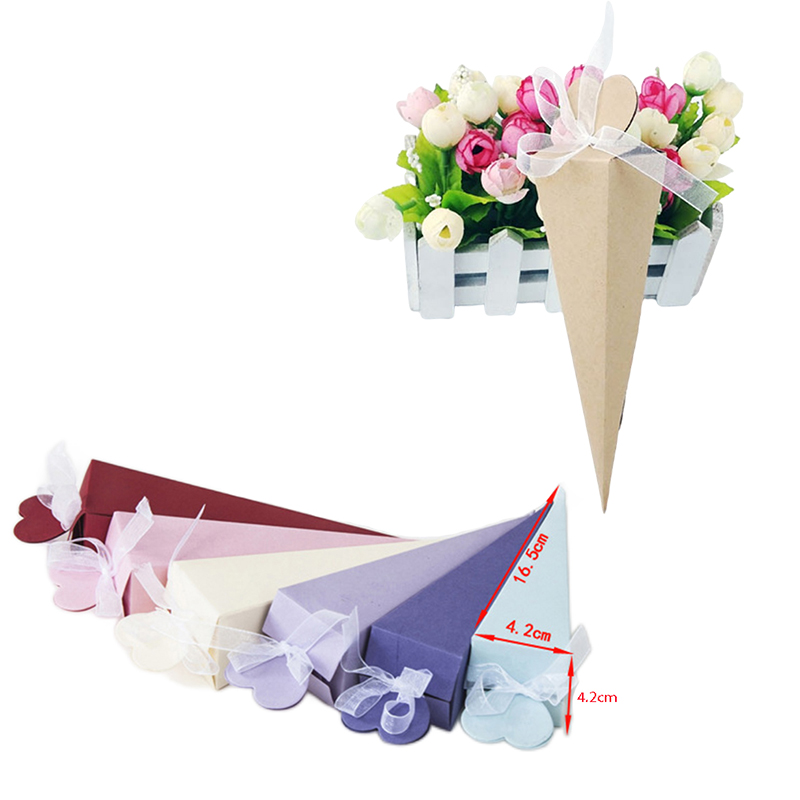 Cotton Candy Cone - Caja de dulces de boda con