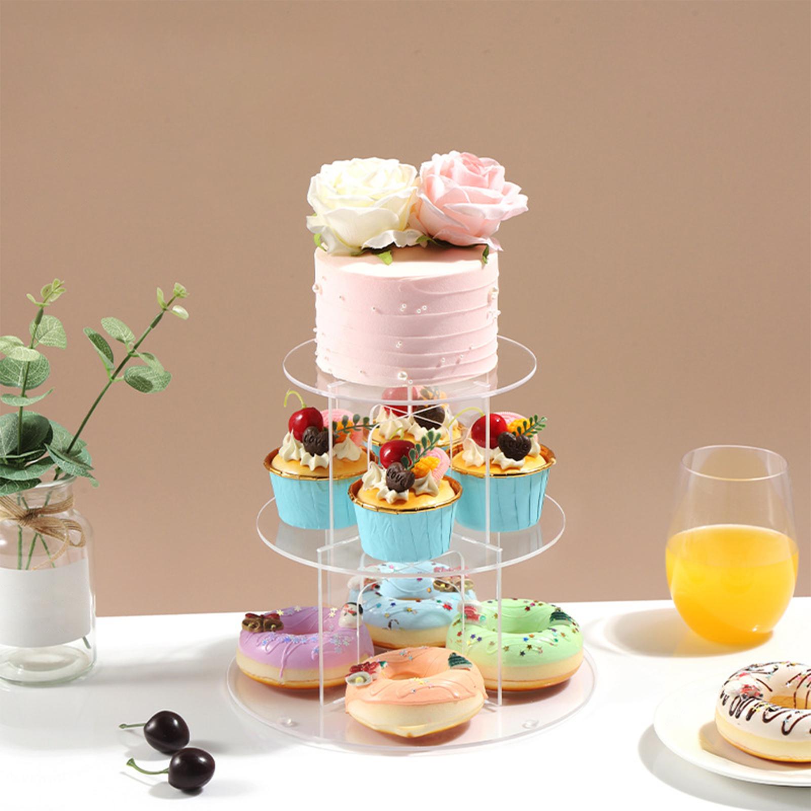 Soporte acrílico para cupcakes - Cupcake Stand Tier reseña y precio