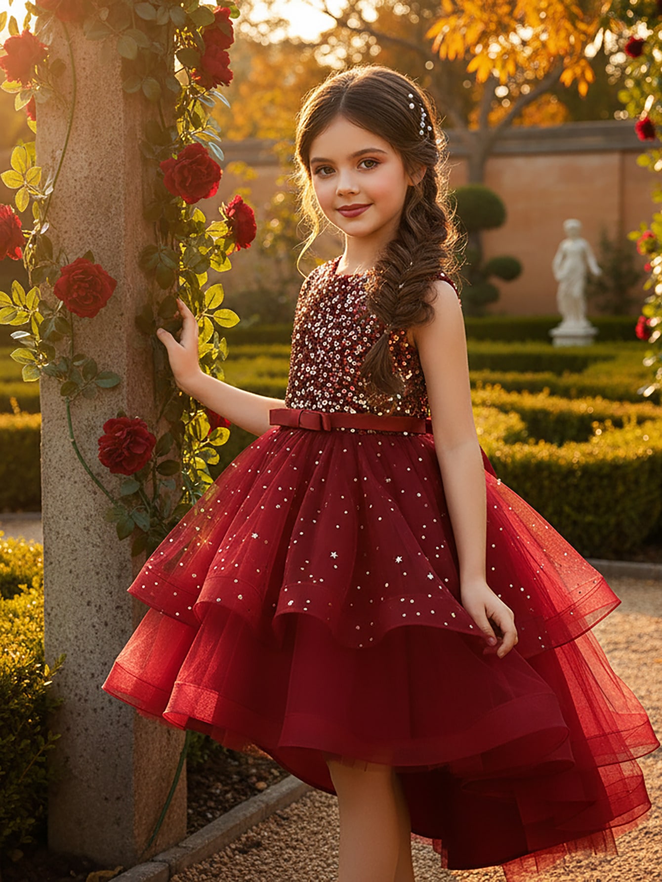 Vestido de Princesa con Lentej - Glitter Tablecloth reseña y precio