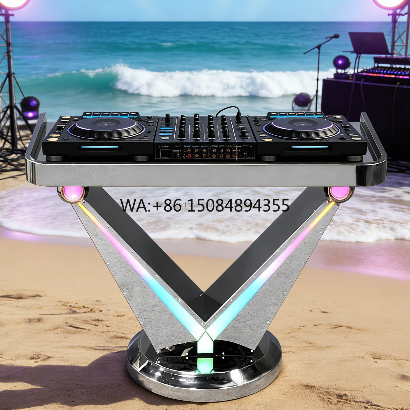 Mesa de DJ Móvil LiqVis de Luj - Event Party Dj reseña y precio