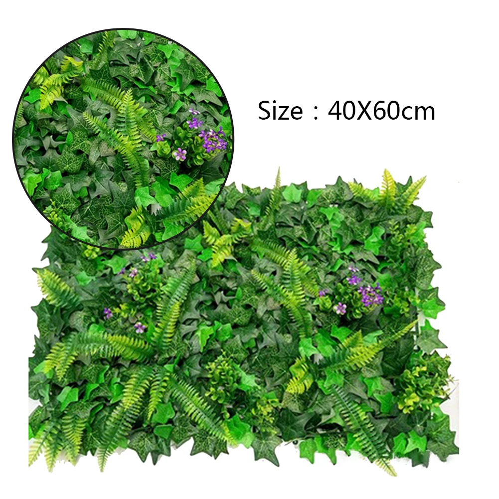40*60cm césped Artificial plan - Flower Wall Panel reseña y precio
