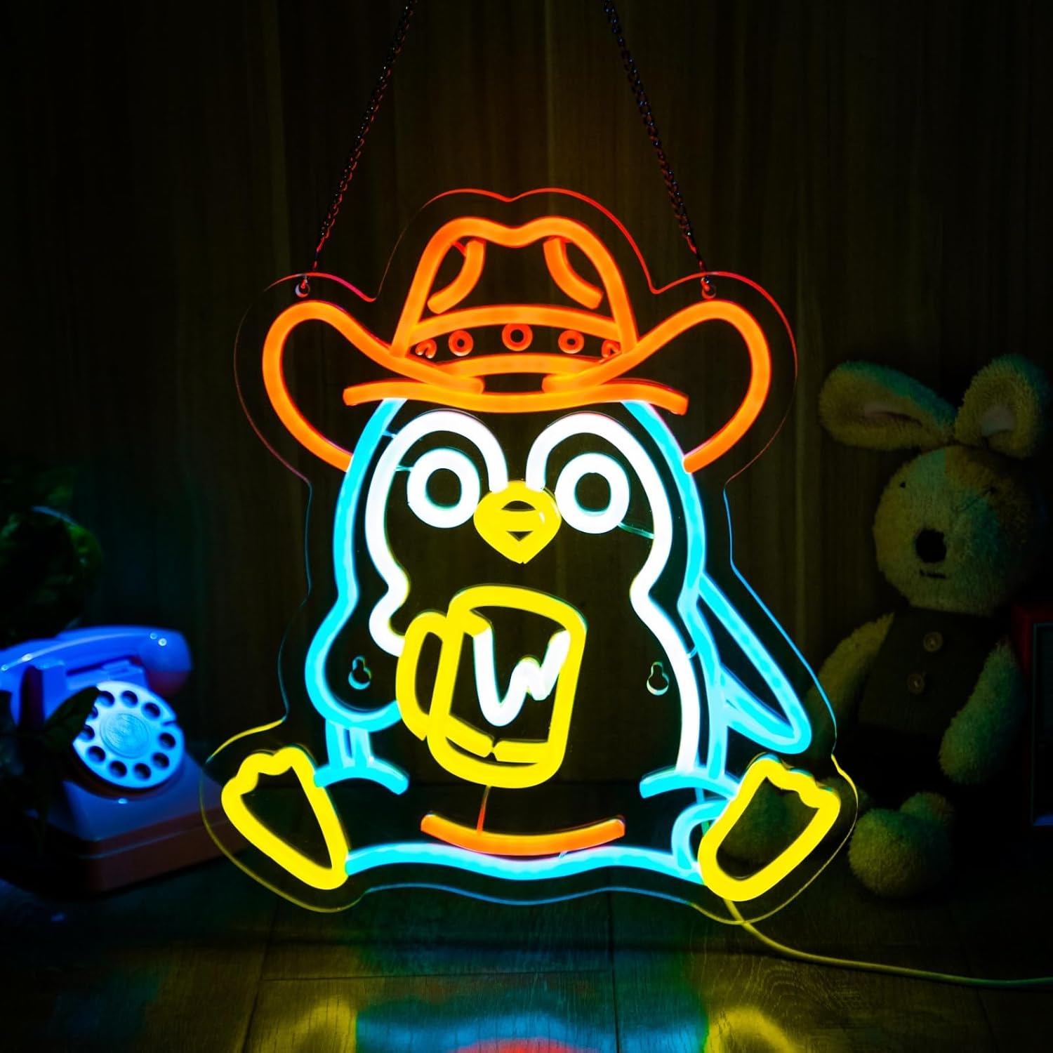Letrero Luminoso LED de Neón c - Neon Sign Party reseña y precio