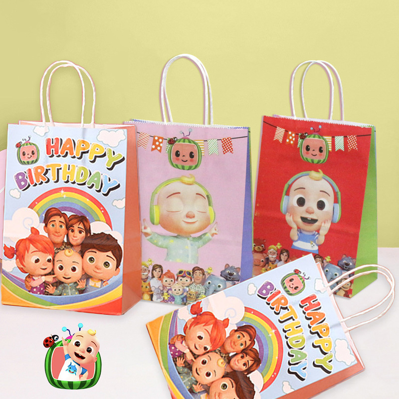 Cocomelons-Juego de bolsas de  - Party Favor Bag reseña y precio