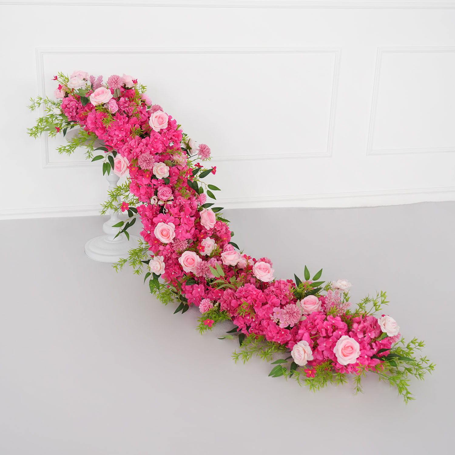 Uflower 1m/2m Rosa hortensia f - Flower Wall Panel reseña y precio