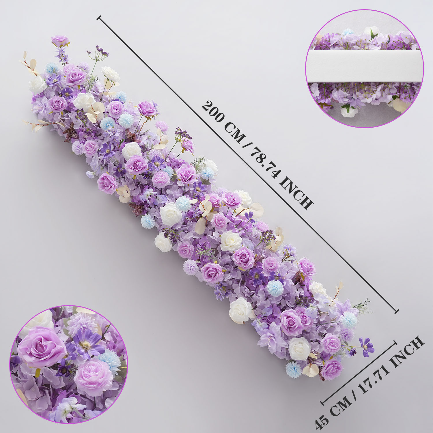 Uflower-flores artificiales mo - Flower Wall Panel reseña y precio