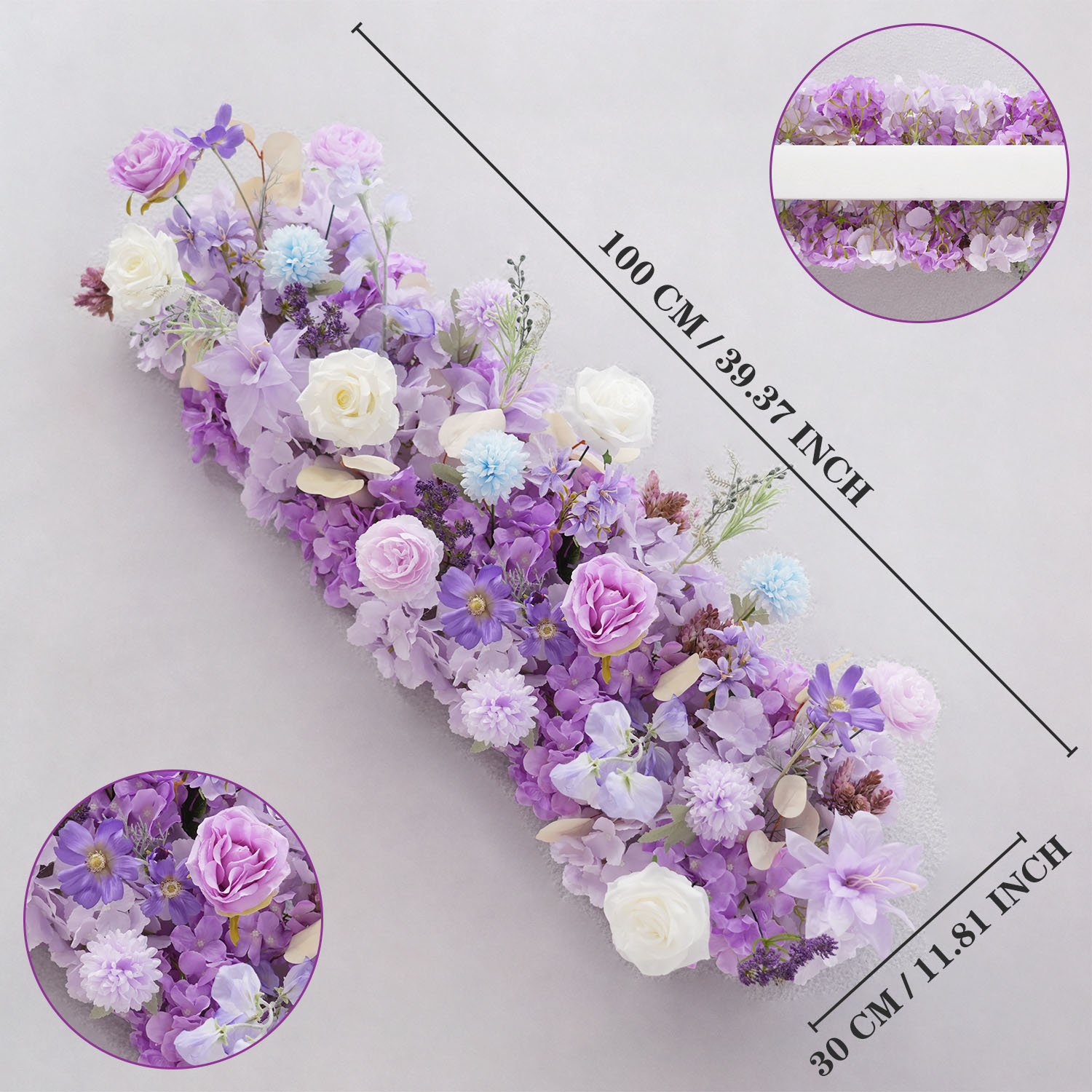 Uflower-flores artificiales mo - Flower Wall Panel reseña y precio