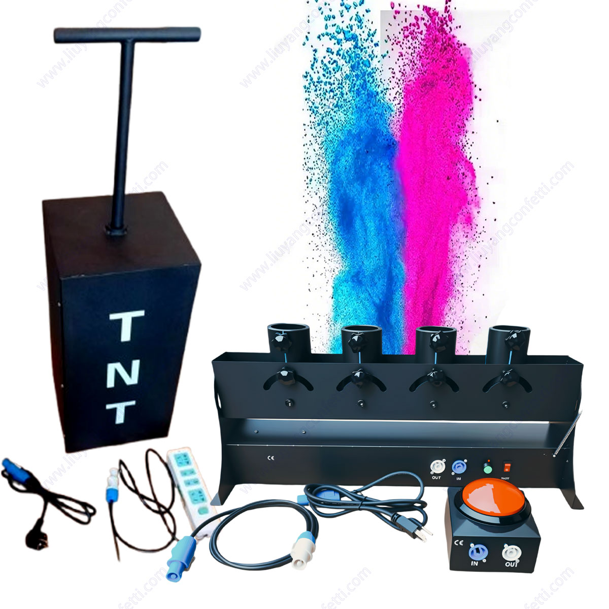Cañón de polvo de confeti en a - Confetti Cannon Tube reseña y precio